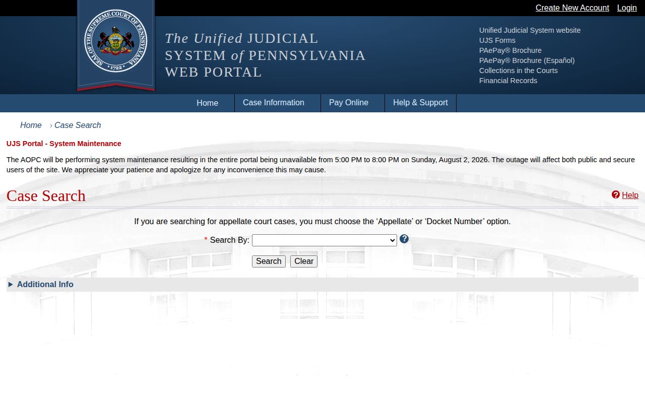 Chester County released inmate court docket search
